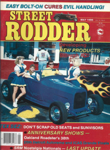 STREET RODDER 1986 MAY - BOLT-ON HANDLING, DETROIT AUTORAMA,SUNVISOR/SEAT REDOS